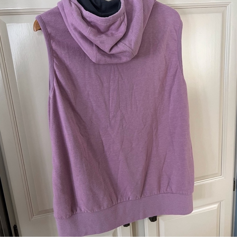 The North Face sleeveless hoodie women’s xl purple - Picture 2 of 5